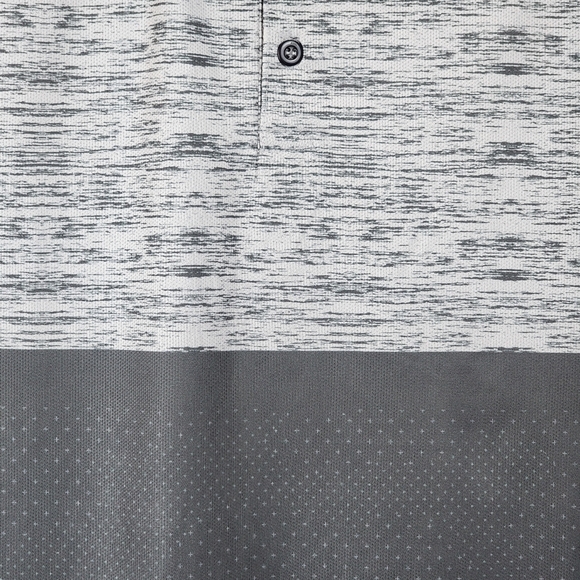 RBX Stay On Course Closed Mesh Gray Polo Men's Medium - Picture 7 of 12